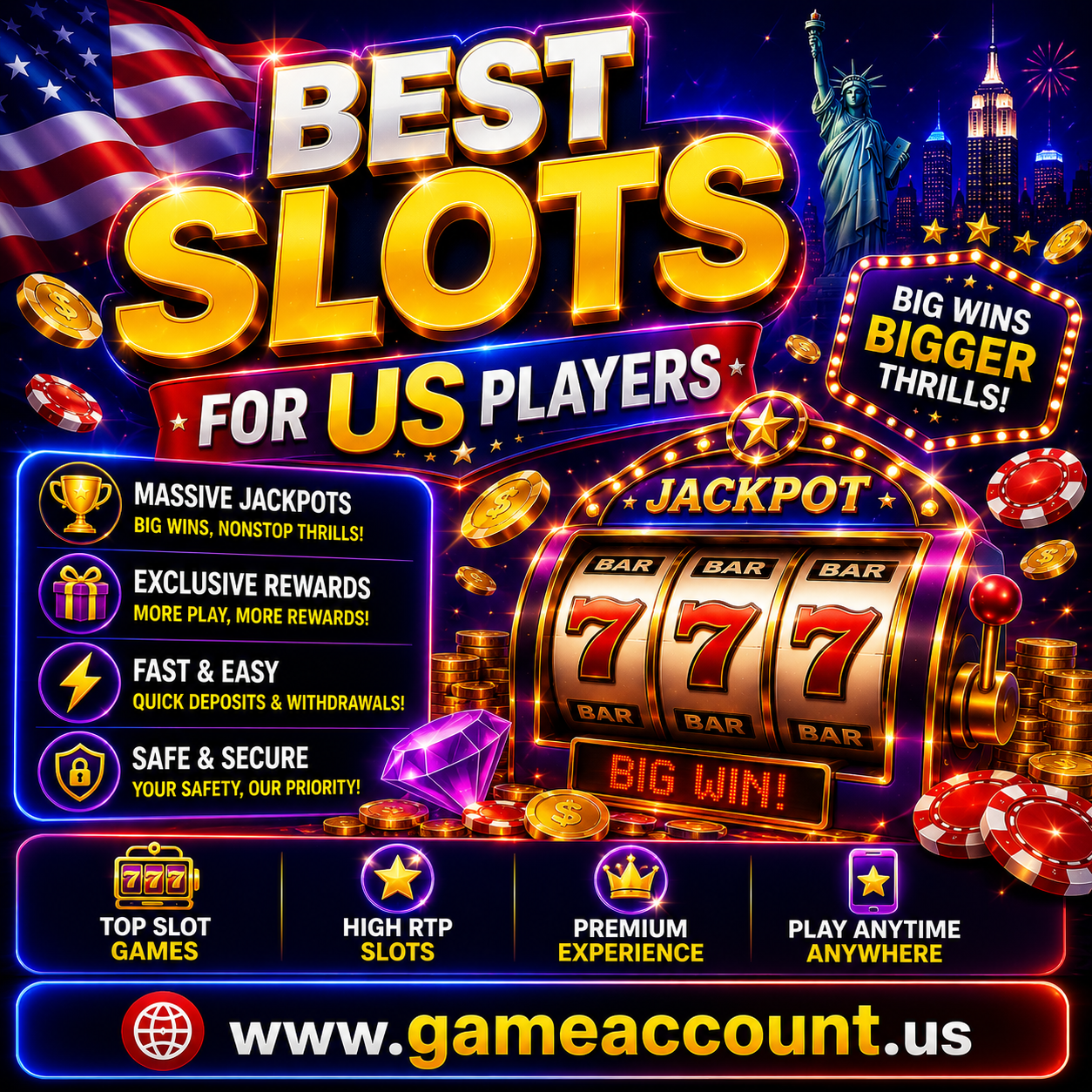 Best Slots for US Players: Top Online Slot Games to Explore in 2026