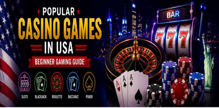 Popular Casino Games in USA | Beginner Gaming Guide